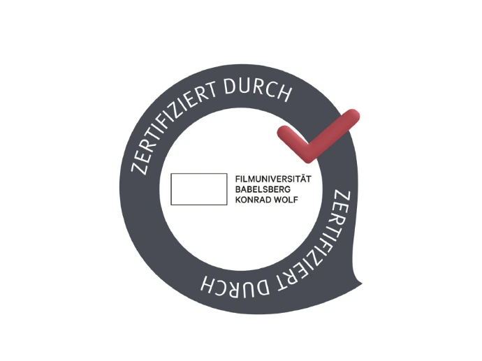 Zertifizierung durch die Filmuniversität Babelsberg